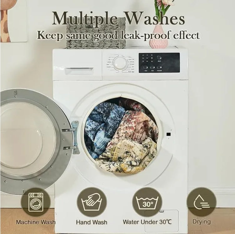 Qeils Reusable Puppy Pee Pads – 2-Pack Washable Waterproof Mats for Dogs