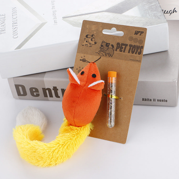 Catnip Plush Fish Toy – Small Interactive Cat Toy