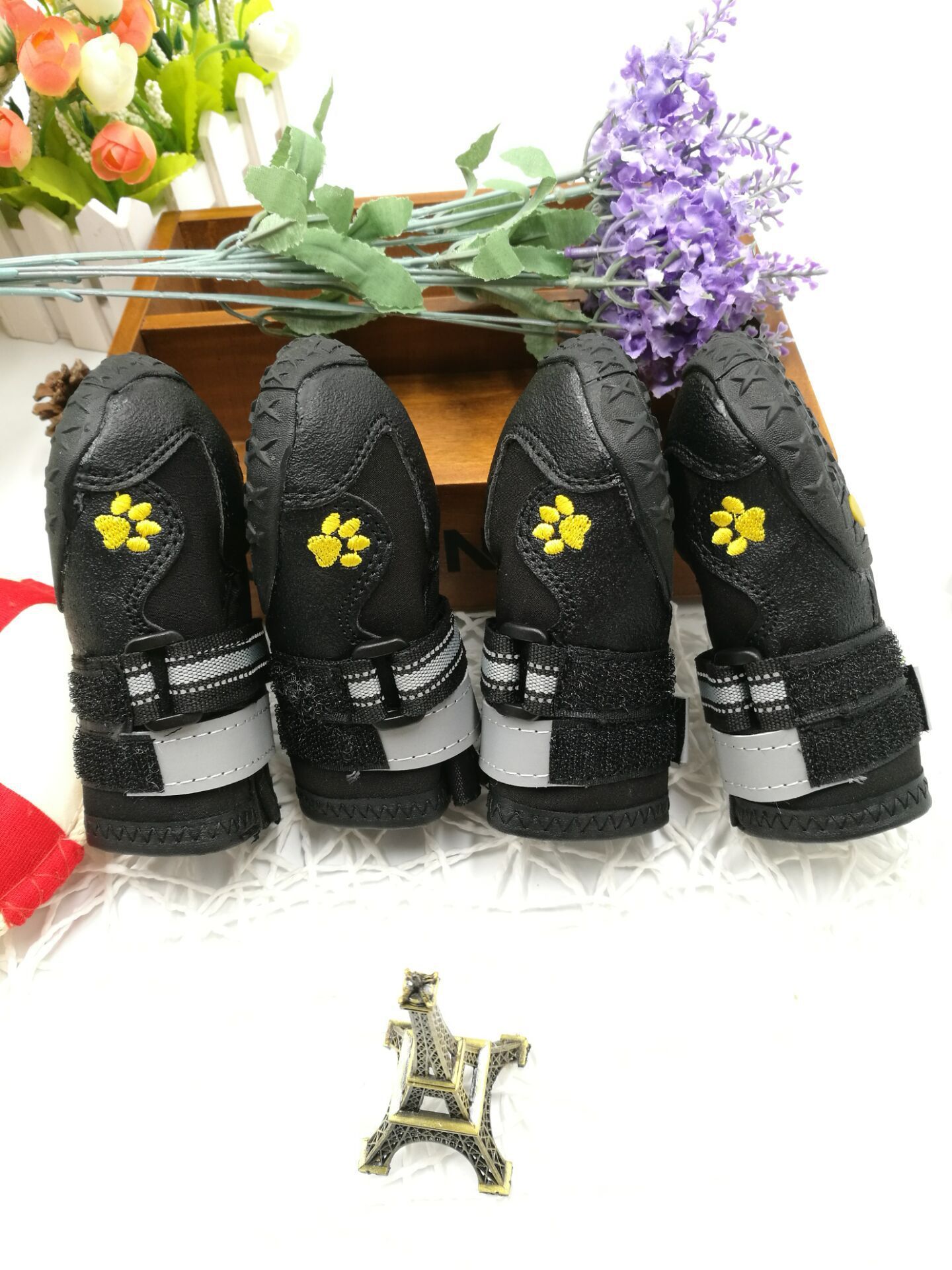 Waterproof Dog Shoes – Anti-Slip Outdoor Boots with Reflective Straps