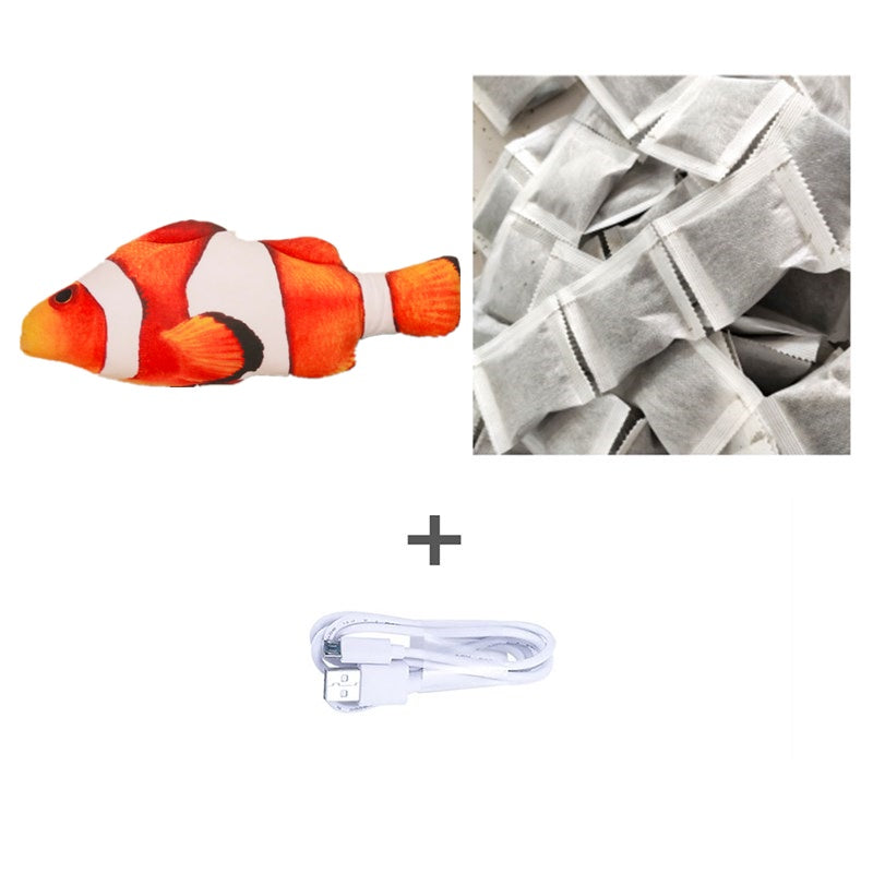 Electric Jumping Fish Toy for Cats (Without Catnip)