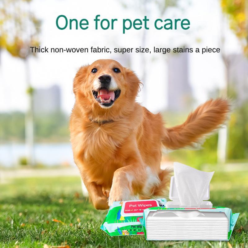 Fragrance-Free Dog & Cat Wet Wipes – Plant-Based Daily Grooming Wipes for Sensitive Pets