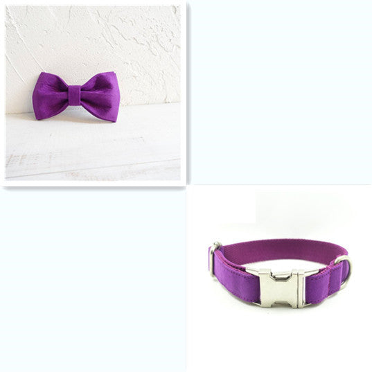 Elegant Dog Bow Tie Collar – Adjustable Pet Neck Accessory