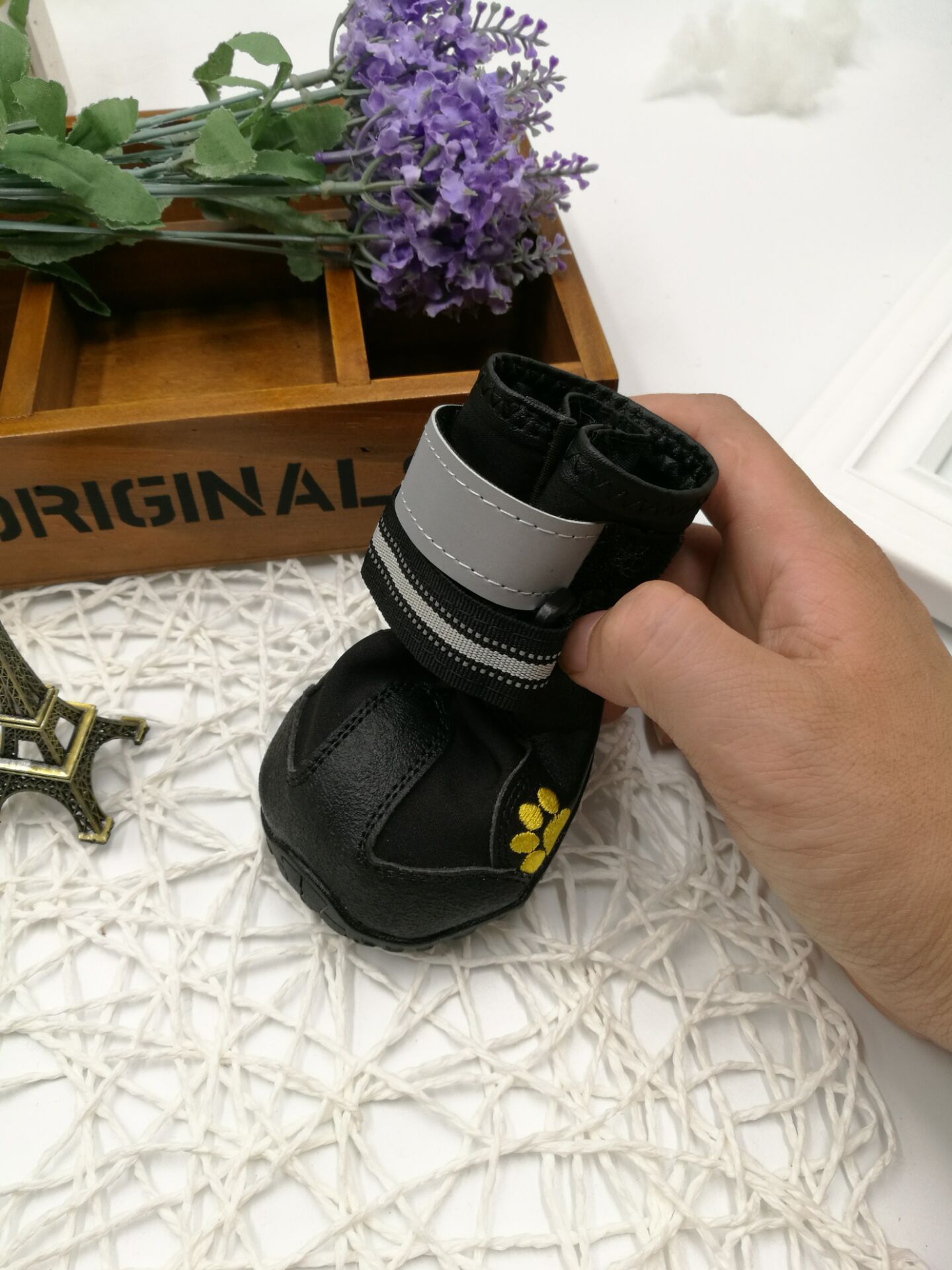 Waterproof Dog Shoes – Anti-Slip Outdoor Boots with Reflective Straps