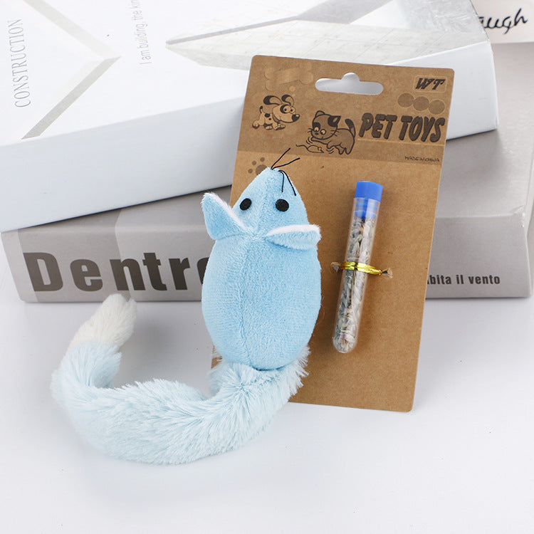 Catnip Plush Fish Toy – Small Interactive Cat Toy