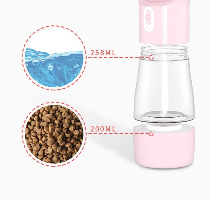 Traveling Out Dual-Chamber Portable Dog Water Dispenser