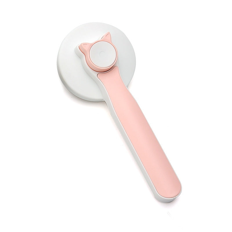 Self-Cleaning Slicker Brush for Cats – Gentle Deshedding & Detangling Tool