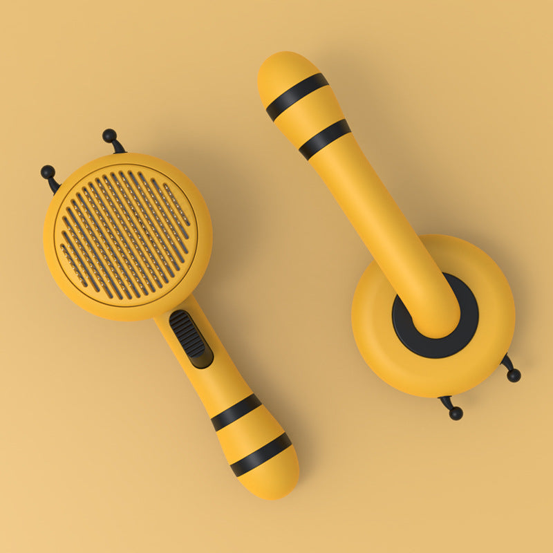 Bee-Shaped Pin Comb for Cats – Gentle Detangler and Grooming Tool