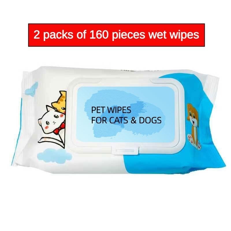 Dog & Cat Multipurpose Wet Wipes – Plant-Based Cleaning for Paws, Butt, Ears & Eyes
