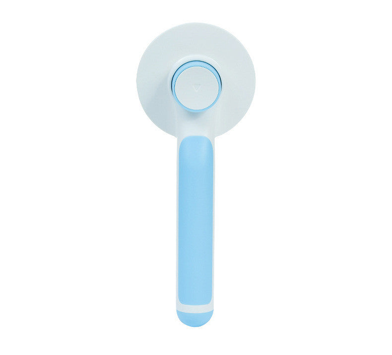 Round Handle Pet Comb – Ergonomic Detangling & Shedding Tool for Cats and Dogs