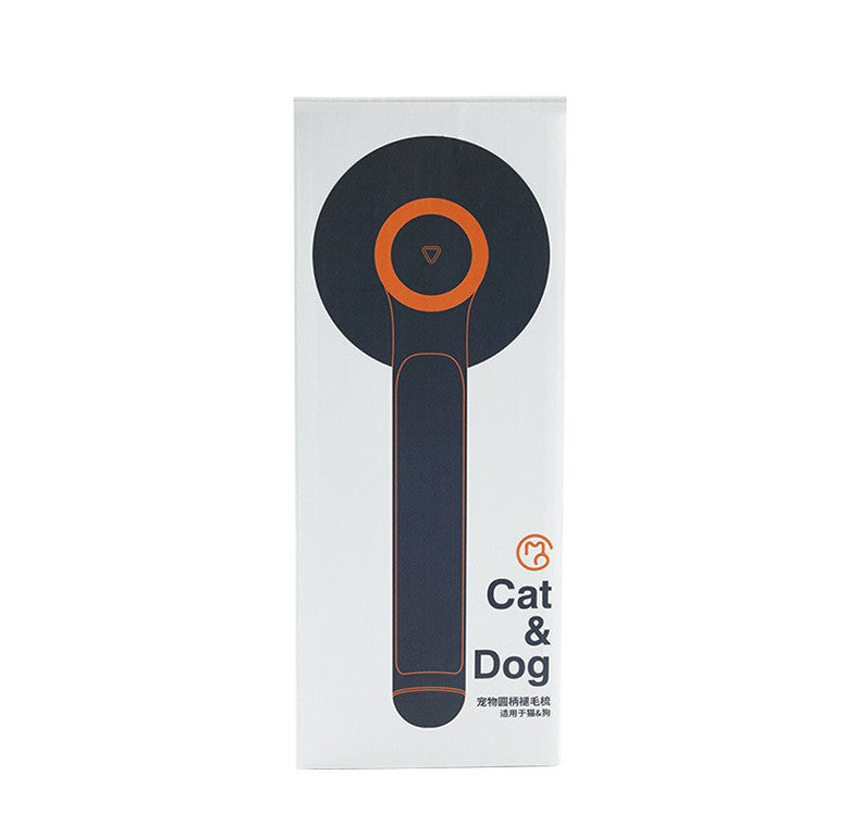 Round Handle Pet Comb – Ergonomic Detangling & Shedding Tool for Cats and Dogs