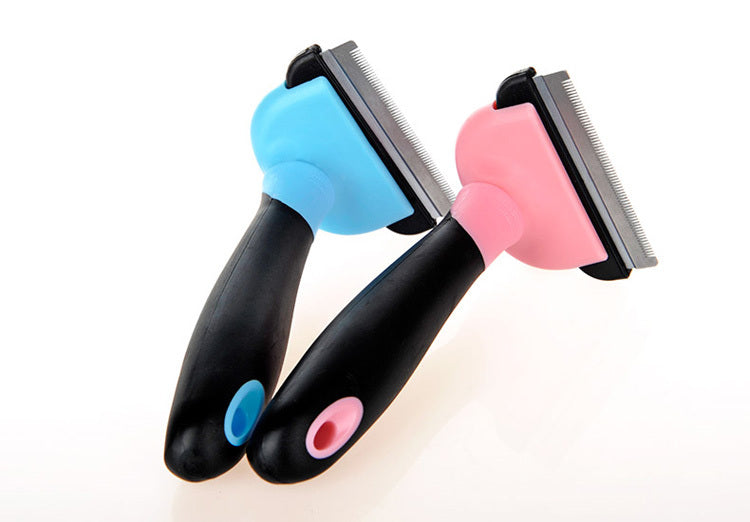 Pet Hair Removal Comb – Professional Deshedding Tool for Cats & Dogs