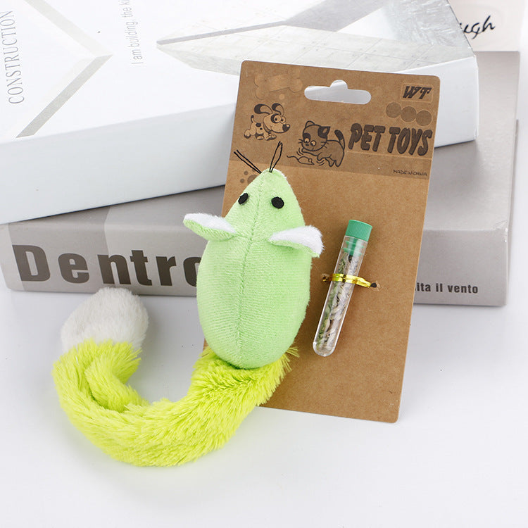 Catnip Plush Fish Toy – Small Interactive Cat Toy