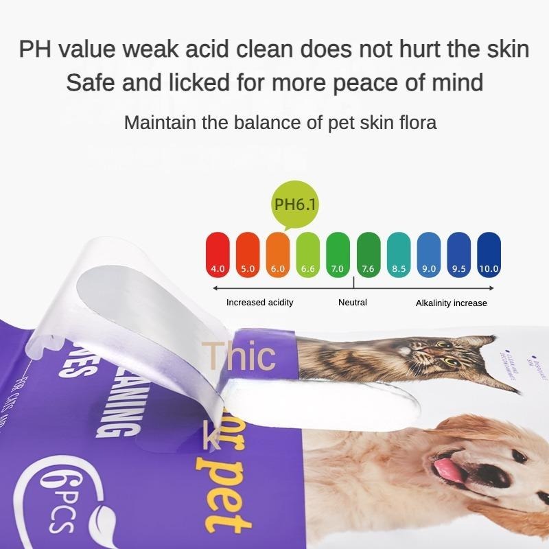 Pet Cleaning Deodorizing Bathing Wipes – Hypoallergenic Grooming Gloves for Dogs & Cats