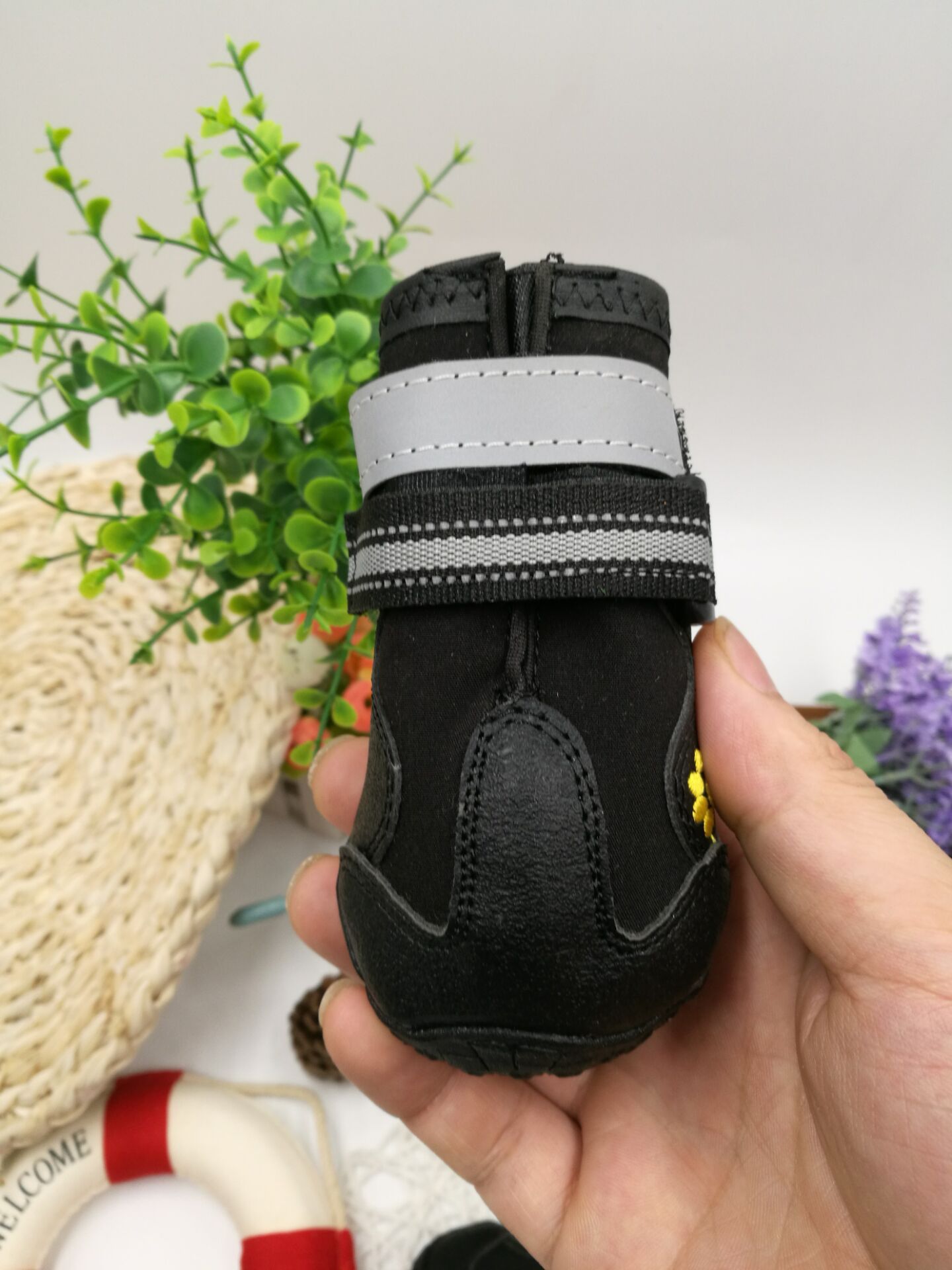 Waterproof Dog Shoes – Anti-Slip Outdoor Boots with Reflective Straps