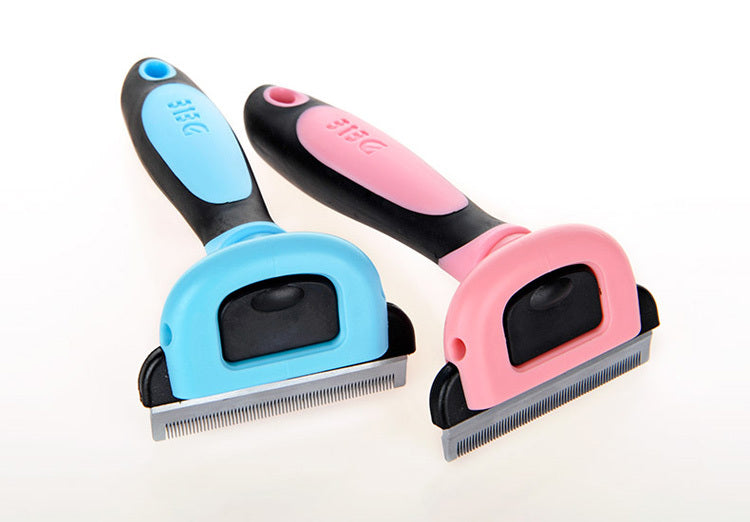 Pet Hair Removal Comb – Professional Deshedding Tool for Cats & Dogs