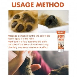 Pet Foot Care Cream & Paw Moisturiser for Dry, Cracked Pads in Dogs and Cats