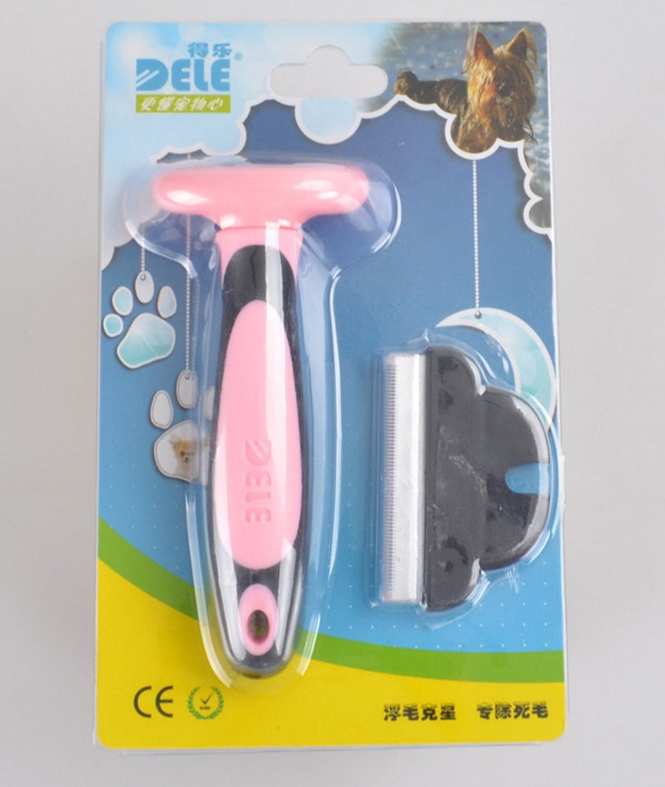 Pet Hair Removal Comb – Professional Deshedding Tool for Cats & Dogs