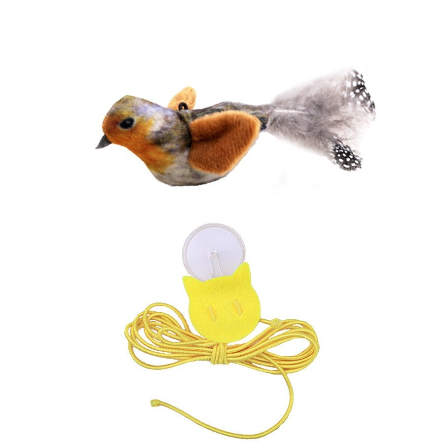 Pet Sound Bird Toy – Simulated Bird Noise with Built-In Catnip