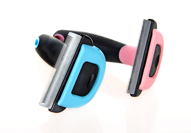 Pet Hair Removal Comb – Professional Deshedding Tool for Cats & Dogs