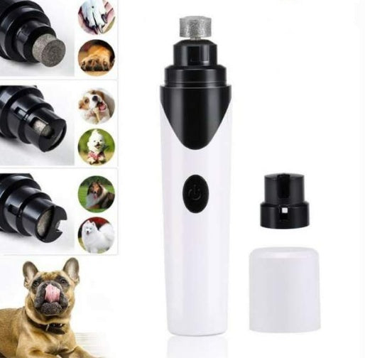 Electric Nail Grinder for Dogs & Cats – Low Noise Pencil-Shaped Pet Nail File with USB Charging