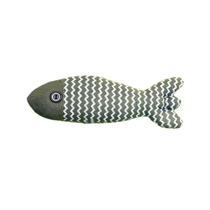 Pet Mint Fish Toy – Built-in Catnip (Random Colour 3-Pack)