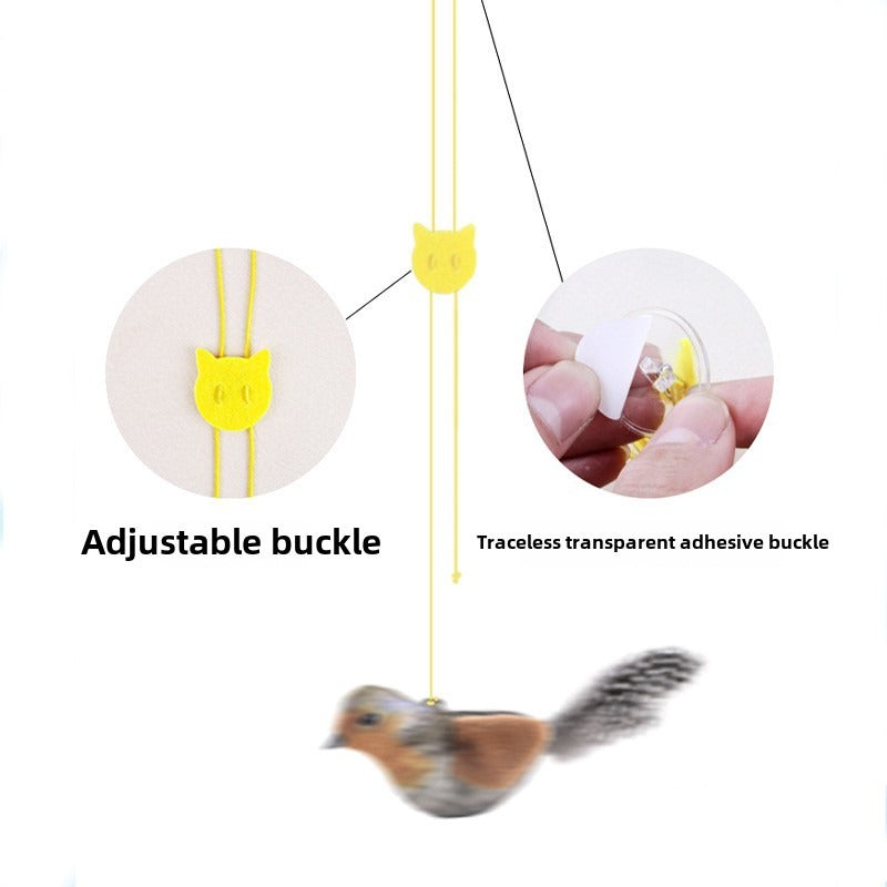 Pet Sound Bird Toy – Simulated Bird Noise with Built-In Catnip