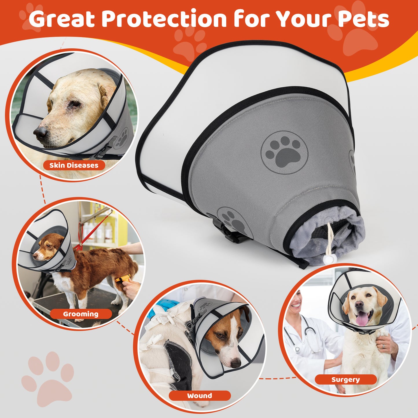 Eco-Friendly Waterproof Martingale Dog Collar