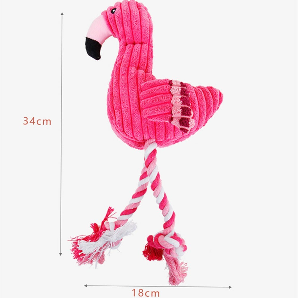 Vocal Animal Plush Dog Toy – Chew & Molar Training Toy