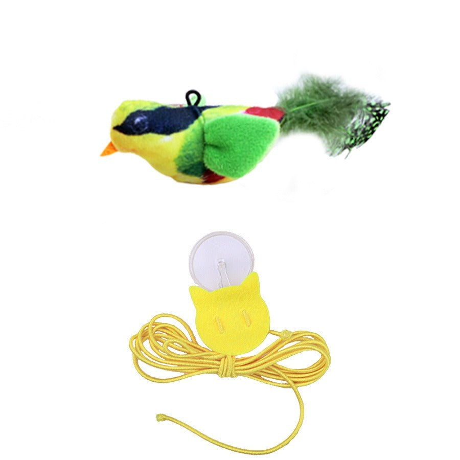 Pet Sound Bird Toy – Simulated Bird Noise with Built-In Catnip
