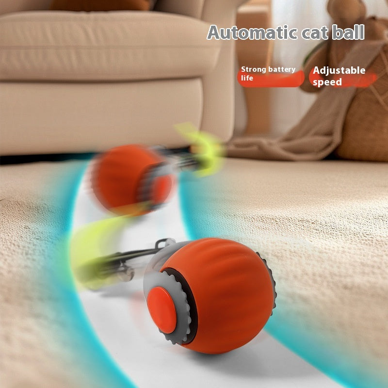 Gravity-Activated Cat Ball Toy – Automatic Rolling Ball with Claw Sensor