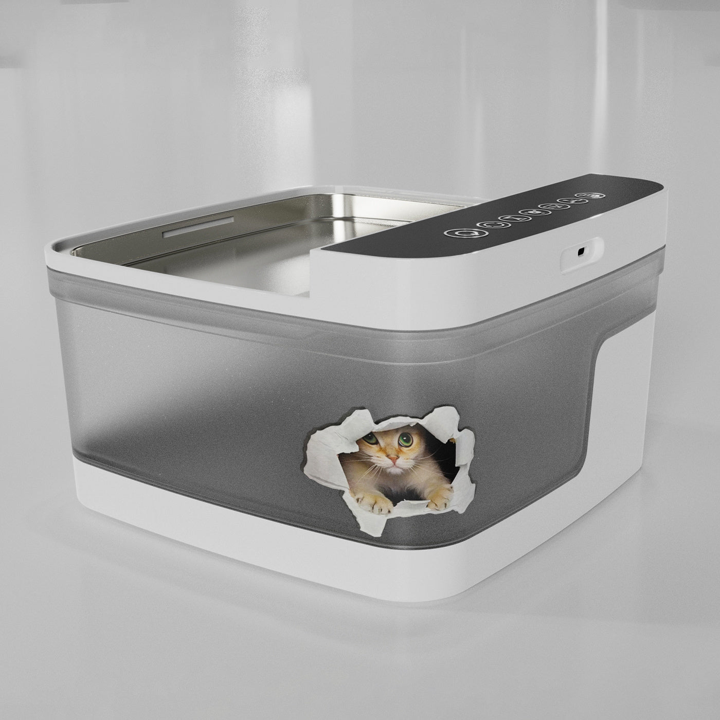 Automatic Pet Water Fountain – Translucent LED Cat Water Dispenser