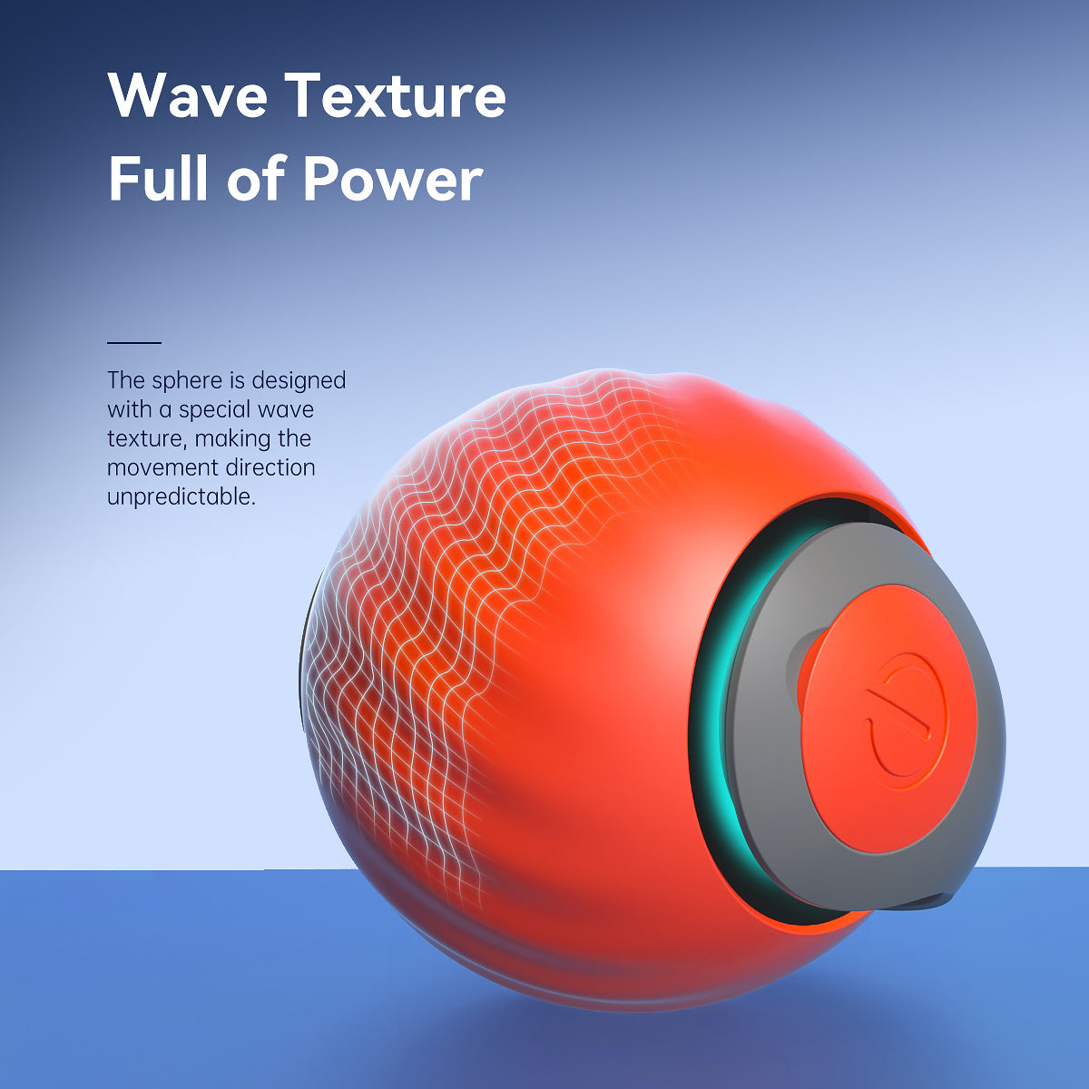 2025 Smart Cat Ball Toy – Type-C Rechargeable Auto-Rolling LED Ball