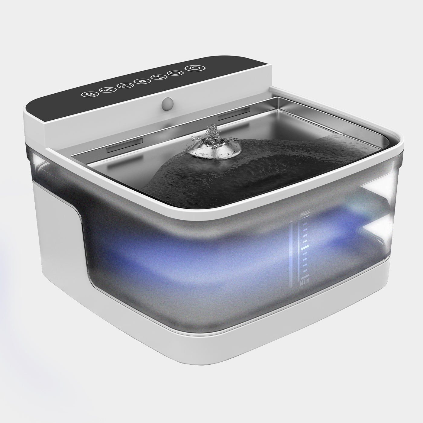 Automatic Pet Water Fountain – Translucent LED Cat Water Dispenser
