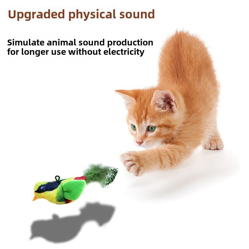 Pet Sound Bird Toy – Simulated Bird Noise with Built-In Catnip