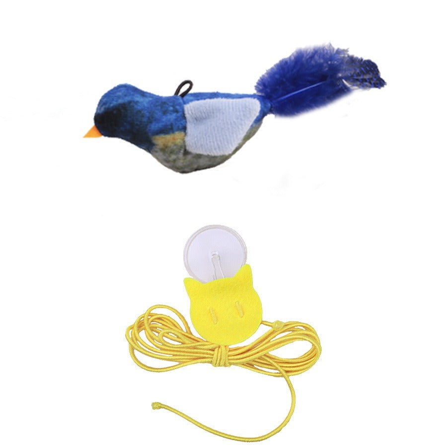 Pet Sound Bird Toy – Simulated Bird Noise with Built-In Catnip