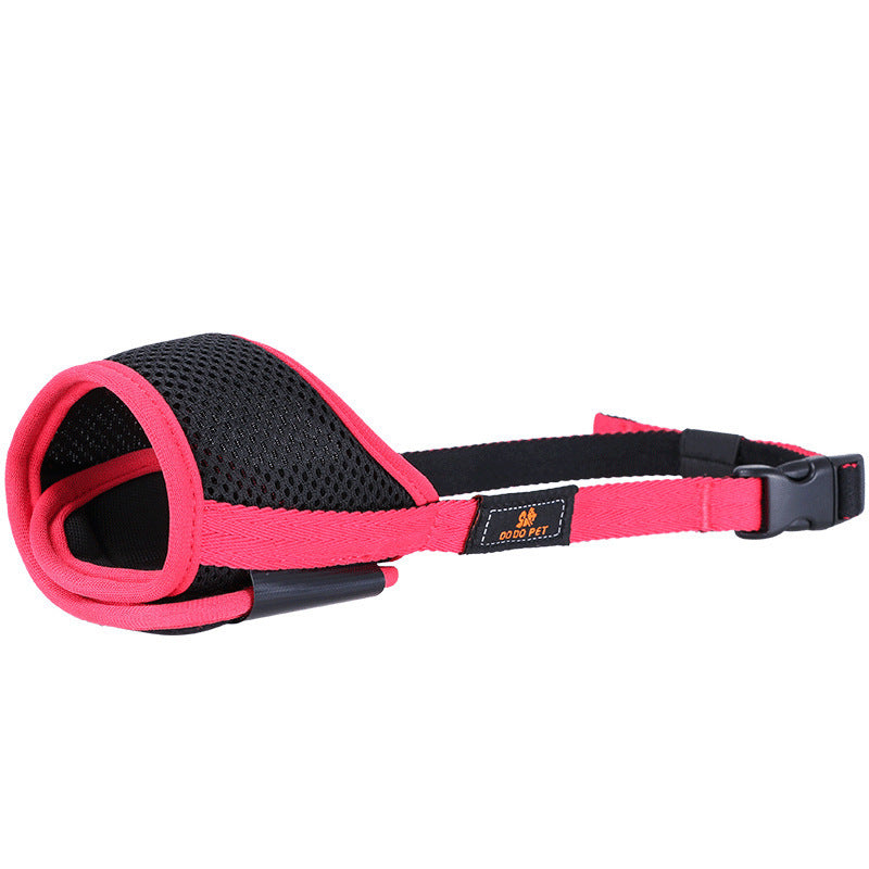 Adjustable Dog Muzzle Mouth Cover – Anti-Bark & Anti-Eating Mesh Design for Medium to Large Dogs
