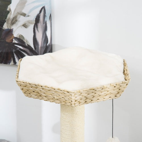 PawHut 47" Cat Tree – Kitty Activity Center with Climbing Tower