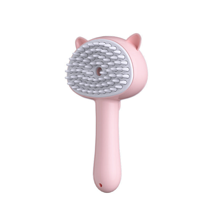 Multifunctional Pet Hair Brush with Mist – Anti-Static Grooming for Cats & Dogs