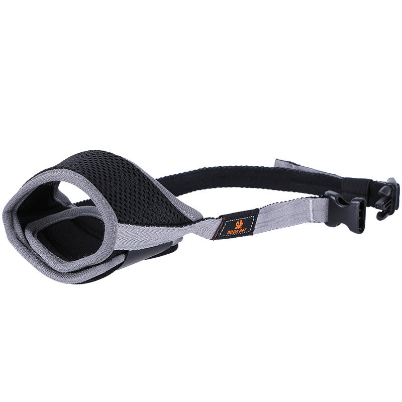 Adjustable Dog Muzzle Mouth Cover – Anti-Bark & Anti-Eating Mesh Design for Medium to Large Dogs