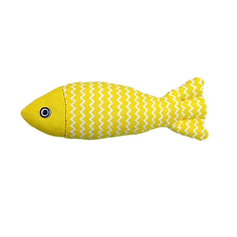 Pet Mint Fish Toy – Built-in Catnip (Random Colour 3-Pack)
