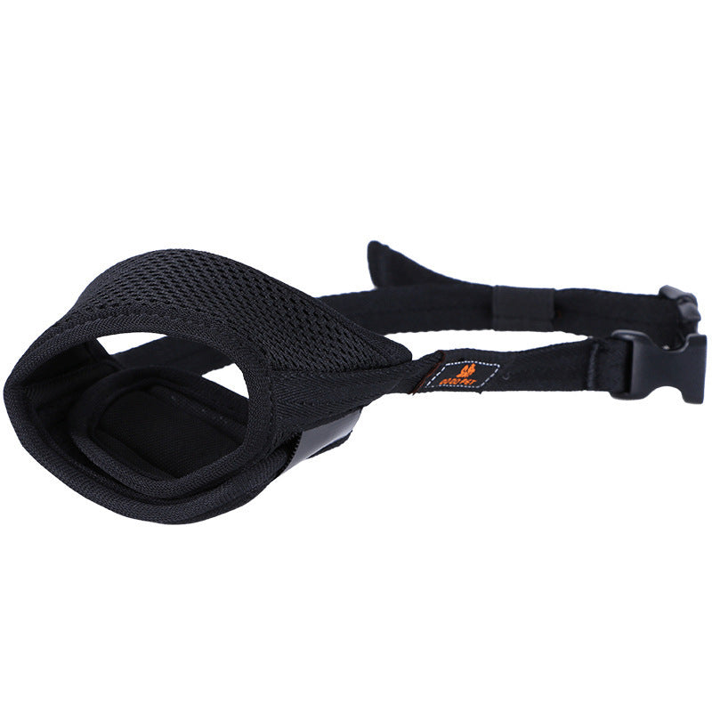 Adjustable Dog Muzzle Mouth Cover – Anti-Bark & Anti-Eating Mesh Design for Medium to Large Dogs