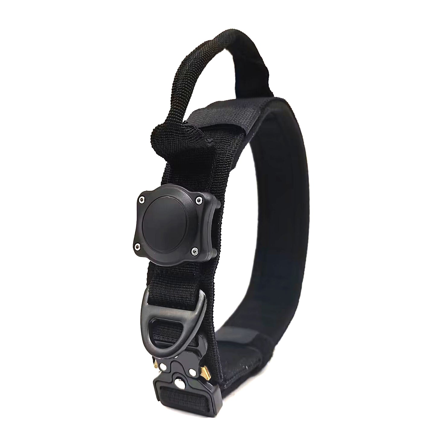 Tactical Dog Collar with Positioning Ring – Adjustable Waterproof Military-Grade Collar for Medium & Large Dogs