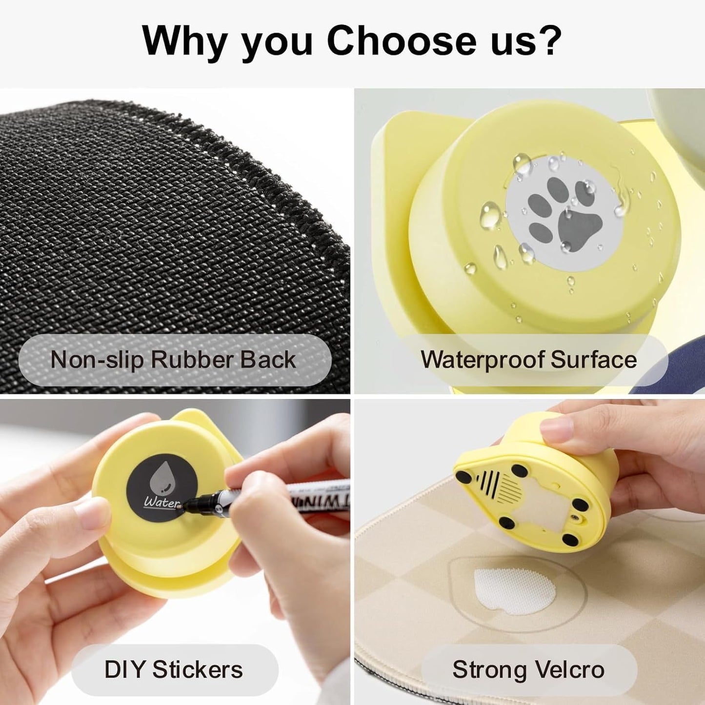 MEWOOFUN Dog Talking Buttons – 12-Pack Rechargeable Voice Button Set