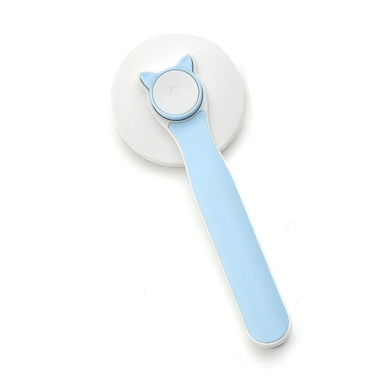 Self-Cleaning Slicker Brush for Cats – Gentle Deshedding & Detangling Tool