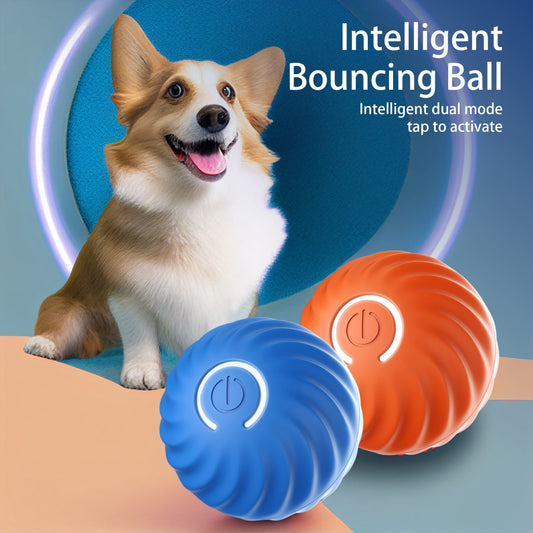 Interactive LED Bouncing Ball – Smart Motion Toy for Dogs