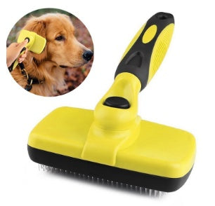 Benepaw Self-Cleaning Slicker Brush – Effortless Grooming for Dogs and Cats