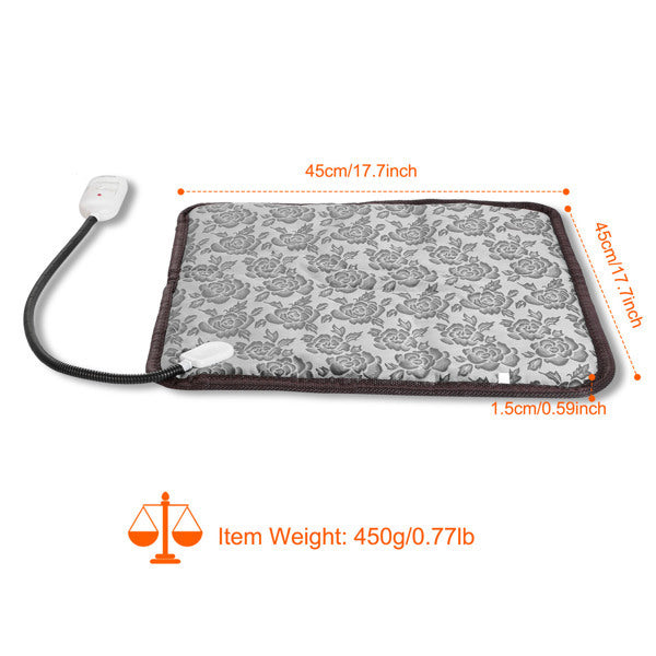 Eco Pet Heating Pad – Waterproof, Electric Dog & Cat Warmer Mat (Adjustable Heat)