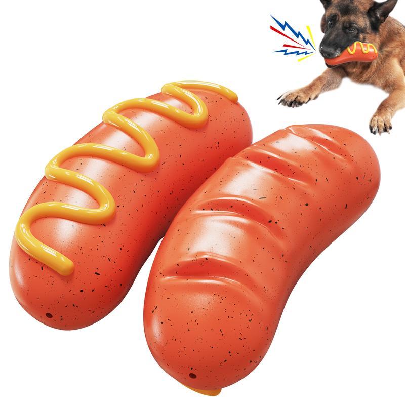 PPOKE1 Dog Chew Toy – Sausage-Shaped Chew for Aggressive Chewers
