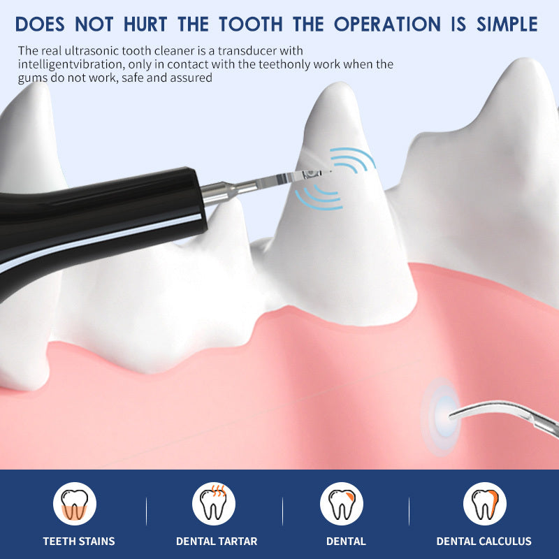 Ultrasonic Pet Teeth Cleaning Device & Deep Clean Plaque Remover for Dogs & Cats