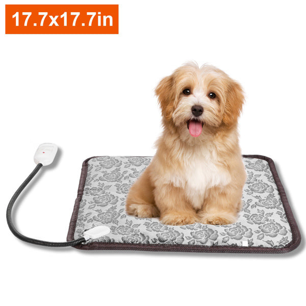 Eco Pet Heating Pad – Waterproof, Electric Dog & Cat Warmer Mat (Adjustable Heat)
